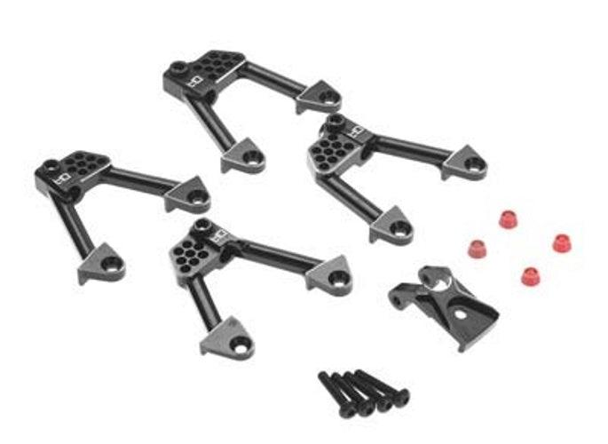 Hot Racing SCXT28301 Aluminum Front/Rear Adjustable Shock Towers Axial SCX-10 II