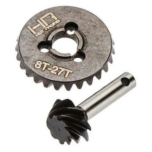 Hot Racing SCXT9278 27T/8T Heavy-Duty Steel Bevel Gear Set Axial SCX-10 II