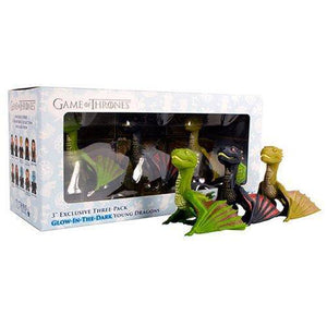 ToyShnip SDCC 2019 - Game of Thrones Young Dragons GITD 3-Inch Titan Vinyl Figure 3-Pack — Toys & Games
