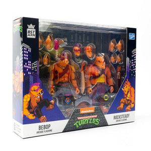 ToyShnip SDCC 2022 BST AXN Teenage Mutant Ninja Turtles Arcade Bebop and Rocksteady 5-Inch Action Figures PX — Toys & Games