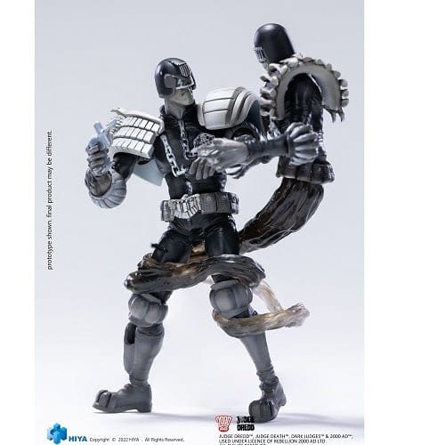 ToyShnip SDCC 2022 Judge Dredd VS Judge Death Black & White 1/18 Scale Figure 2 Pack — Action Figure