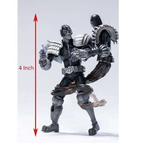 ToyShnip SDCC 2022 Judge Dredd VS Judge Death Black & White 1/18 Scale Figure 2 Pack — Action Figure