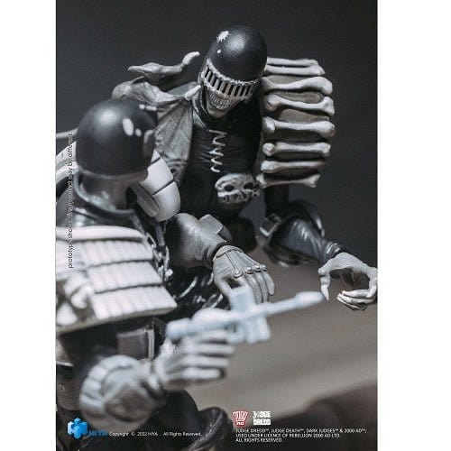 ToyShnip SDCC 2022 Judge Dredd VS Judge Death Black & White 1/18 Scale Figure 2 Pack — Action Figure