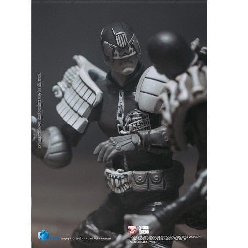 ToyShnip SDCC 2022 Judge Dredd VS Judge Death Black & White 1/18 Scale Figure 2 Pack — Action Figure