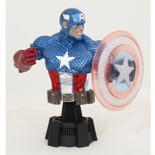 ToyShnip SDCC 2023 Marvel Captain America Holo Shield Resin Bust — Action Figure