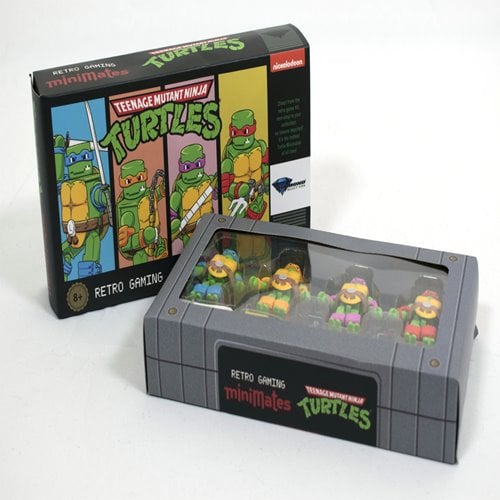 ToyShnip SDCC 2024 Teenage Mutant Ninja Turtles Retro Game Minimates Box Set — Action & Toy Figures