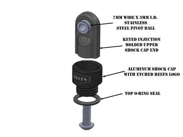 XP Aluminum Shocks 90mm (2pk)