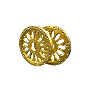 Reef's RC Brass 2.2 "Shield" Wheel Face (2)