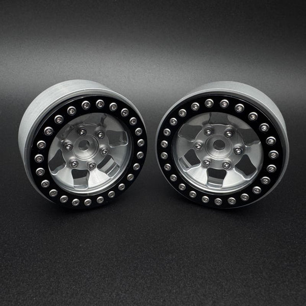 1.9 "Granite" Aluminum Beadlock Wheels w/Reef Hubs