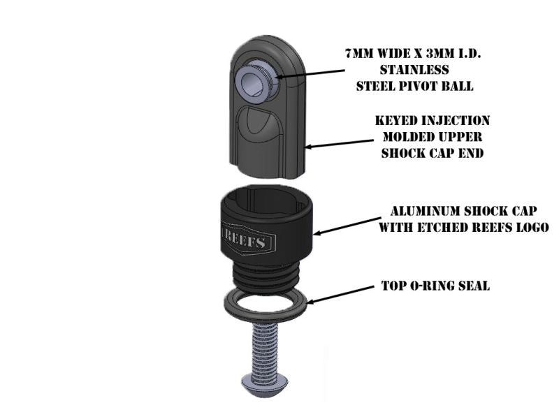 XP Aluminum Shocks 80mm (2pk)