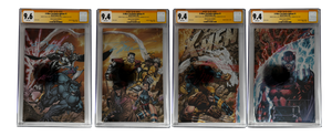 [TRIPLE SIGNED CGC YELLOW LABEL 4 PACK FOIL] X-Men 1991 #1 Facsimile Jim Lee | Claremont |  Williams Cover Var [Set #1]