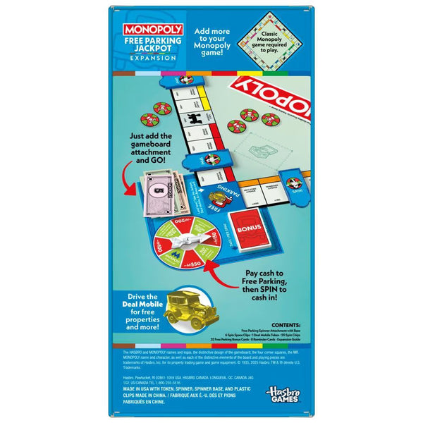 Little Shop of Magic Monopoly Free Parking Jackpot Expansion — Board Game