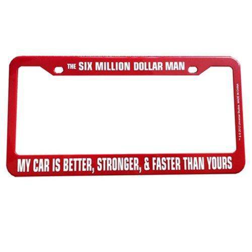 ToyShnip Six Million Dollar Man License Plate Frame — Toys & Games