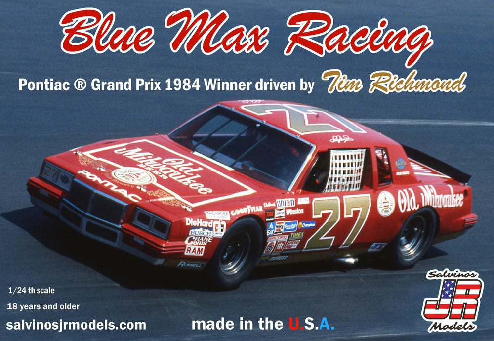 Salvinos JR Models 1/24 Blue Max Racing 1984 2+2 Driven by Tim Richmond Plastic