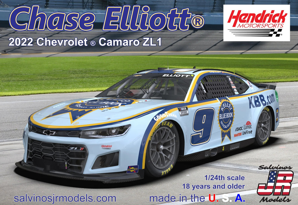 Salvinos JR Models Hendrick Motorsports Chase Elliott 2022 Camaro-Kelley