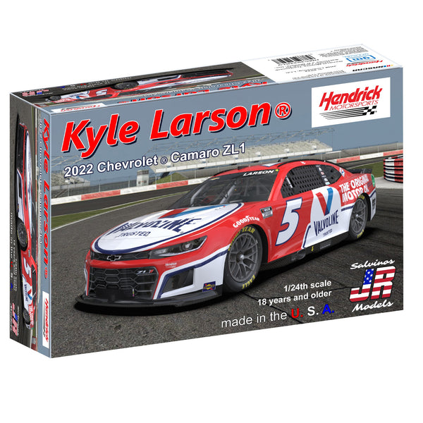 Salvinos JR Models 1/24 Hendrick Motorsports Kyle Larson 2022 Camaro - Valvoline