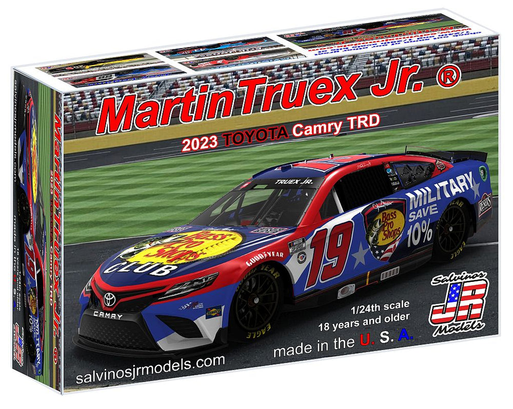 Salvinos JR Models 1/24 Scale 2023 Joe Gibbs Racing, Martin Truex Jr's