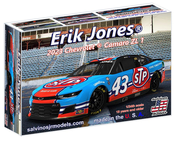 Salvinos JR Models 1/24 Scale Legacy Motor Club Erik Jones 2023 Camaro "STP"