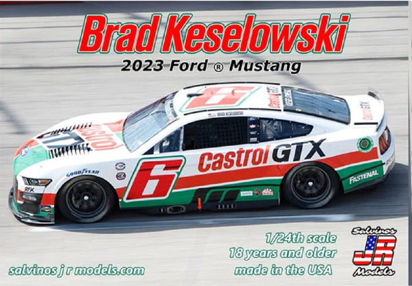 Salvinos JR Models RFK Racing 2023 Brad Keslowski Ford Mustang "Castrol Oil"