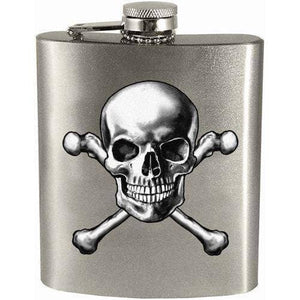 ToyShnip Skull and Crossbones 7oz. Hip Flask — Toys & Games