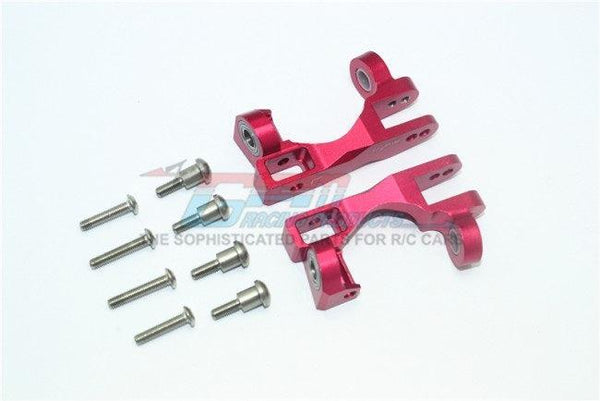 GPM ALUMINUM FRONT C HUB TRAXXAS SLASH 4X4 / SLASH 4X4 LCG / XO-01 SUPERCAR RED