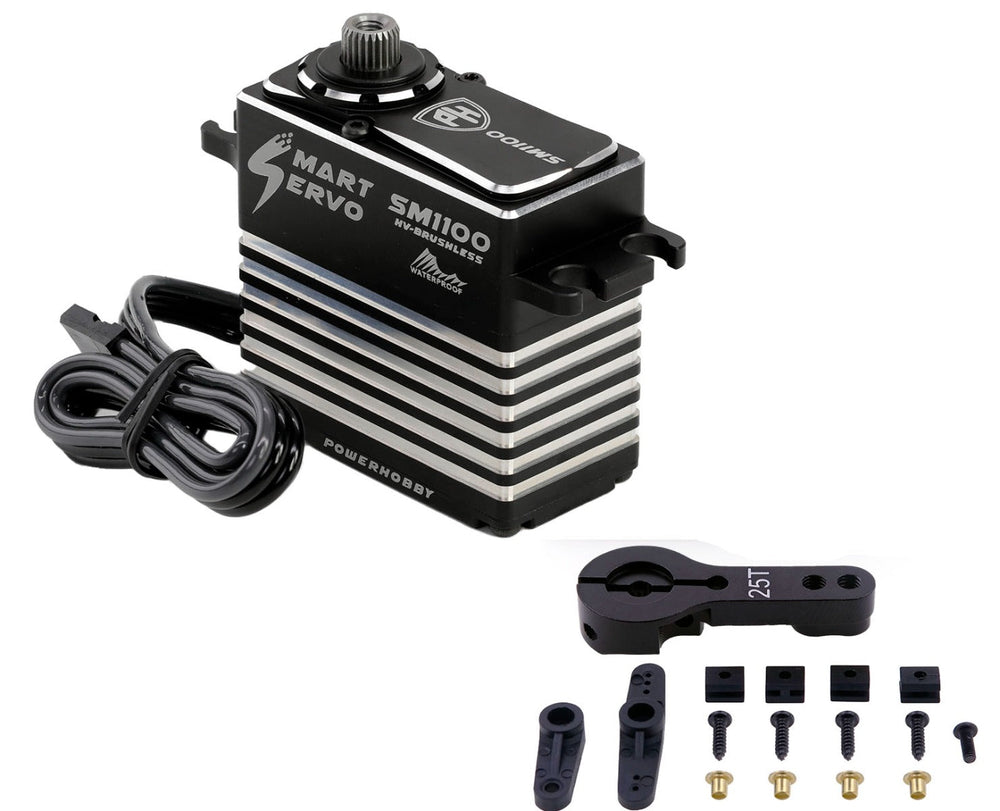 Powerhobby SM1100 78KG Super MEGA Torque Steel Gears WP Smart Programmable Servo