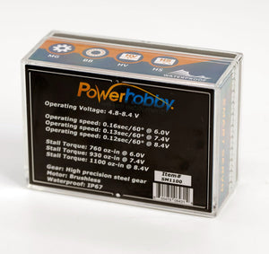 Powerhobby SM1100 78KG Super MEGA Torque Steel Gears WP Smart Programmable Servo
