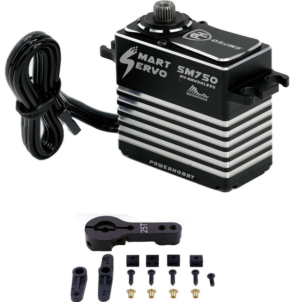Powerhobby SM750 54KG Super Torque Steel Gears WP Smart Servo / Winch