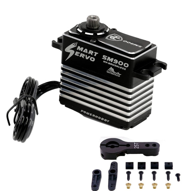 Powerhobby SM900 68KG Super High Torque Steel Gears WP Smart Servo / Winch