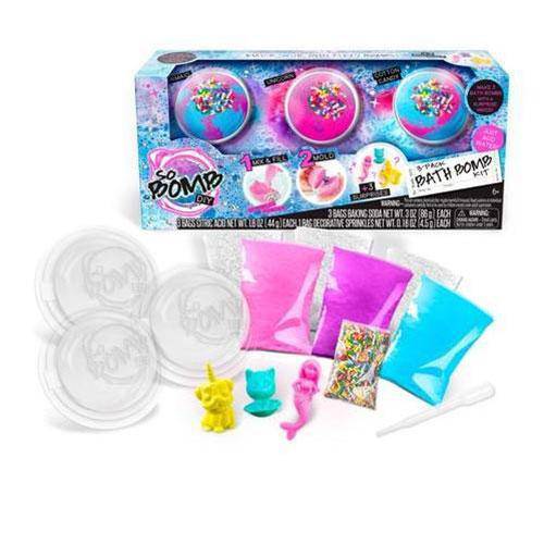 ToyShnip So Bomb DIY - Bath Bomb 3 Pack - Mermaid/Unicorn/Cotton Candy — Toys & Games