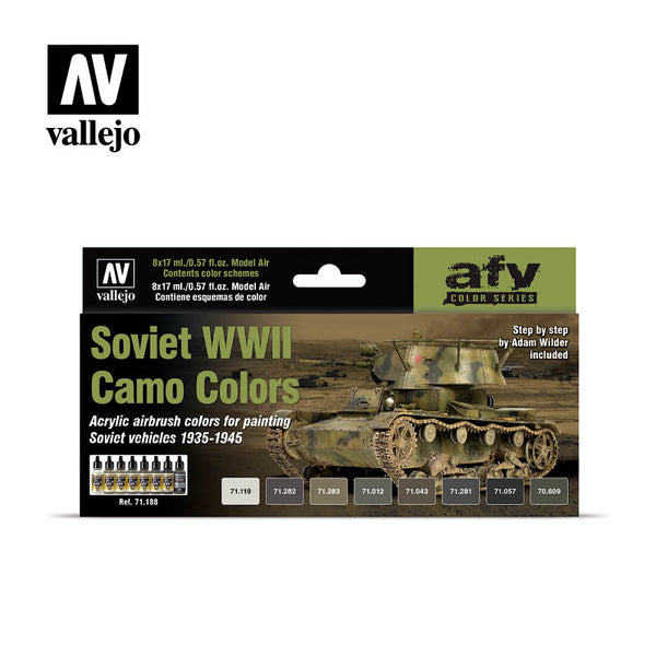 Little Shop of Magic Model Air Set: Soviet WWII Camo Colors (8) by Adam Wilder — Miniatures