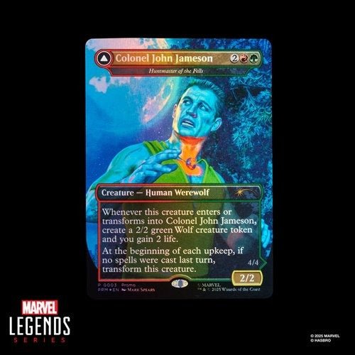 ToyShnip Spider-Man Marvel Legends Magic: The Gathering Man-Wolf 6-Inch Action Figure and Card — Action & Toy Figures