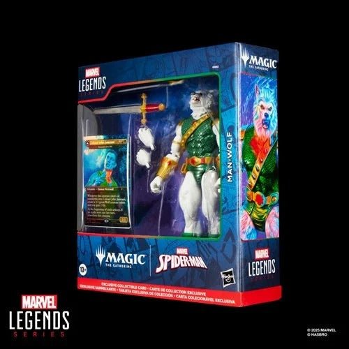 ToyShnip Spider-Man Marvel Legends Magic: The Gathering Man-Wolf 6-Inch Action Figure and Card — Action & Toy Figures