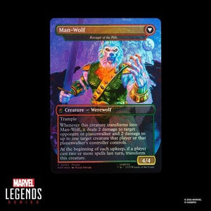 ToyShnip Spider-Man Marvel Legends Magic: The Gathering Man-Wolf 6-Inch Action Figure and Card — Action & Toy Figures