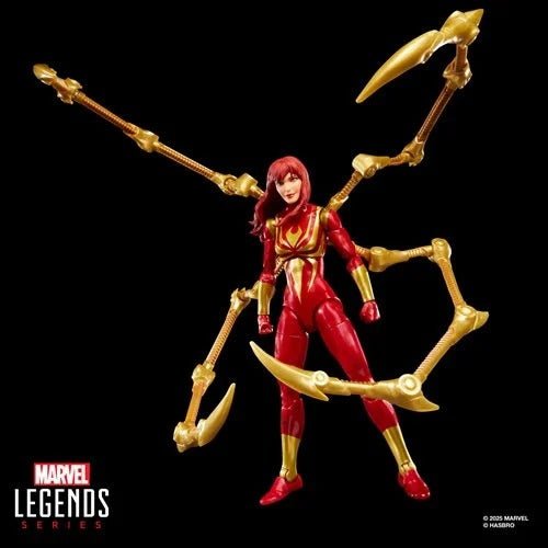 ToyShnip Spider-Man Marvel Legends Magic: The Gathering Mary Jane Watson (Iron Spider) 6-Inch Action Figure and Card —