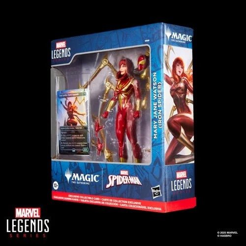 ToyShnip Spider-Man Marvel Legends Magic: The Gathering Mary Jane Watson (Iron Spider) 6-Inch Action Figure and Card —