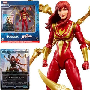 ToyShnip Spider-Man Marvel Legends Magic: The Gathering Mary Jane Watson (Iron Spider) 6-Inch Action Figure and Card —