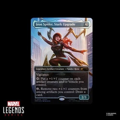 ToyShnip Spider-Man Marvel Legends Magic: The Gathering Mary Jane Watson (Iron Spider) 6-Inch Action Figure and Card —