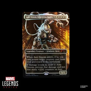 ToyShnip Spider-Man Marvel Legends Series Magic: The Gathering Agent Anti-Venom 6-Inch Action Figure and Card — Action & Toy
