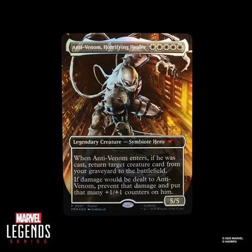 ToyShnip Spider-Man Marvel Legends Series Magic: The Gathering Agent Anti-Venom 6-Inch Action Figure and Card — Action & Toy