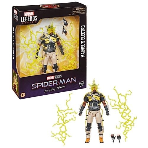 ToyShnip Spider-Man: No Way Home Marvel Legends Series Electro 6-Inch Action Figure — Action & Toy Figures