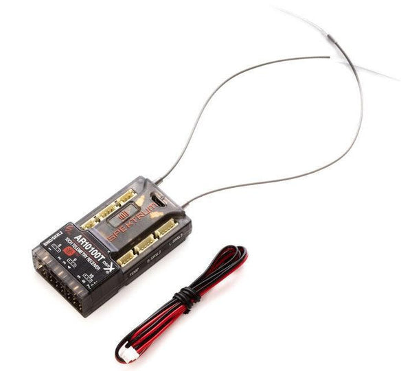 PowerHobby Spektrum SPMAR10100T AR10100T DSMX 10-Channel Telemetry Receiver