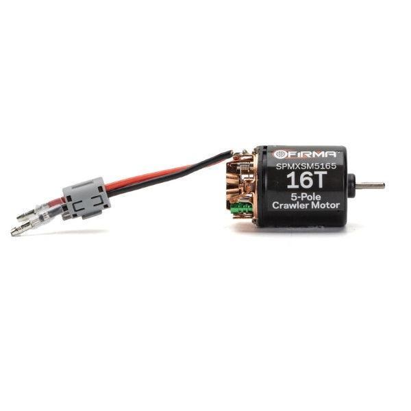 PowerHobby Spektrum SPMXSM5165 Firma 16T Rebuildable 5-Pole Brushed Crawler Motor