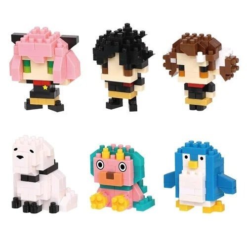 ToyShnip Spy x Family Series 2 Nanoblock Mininano Blind-Bag (1 Bag with 1 Figure)