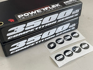Shorty LiPo - 2S - 7.4 - 100C - 3500mAh - Choose a color
