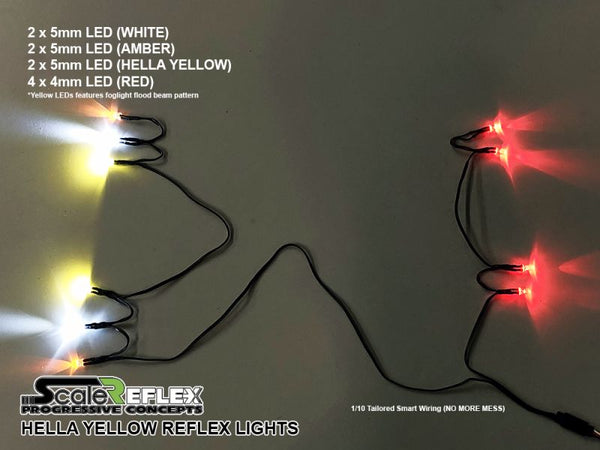 Lights HELLA Yellow (10 LED)