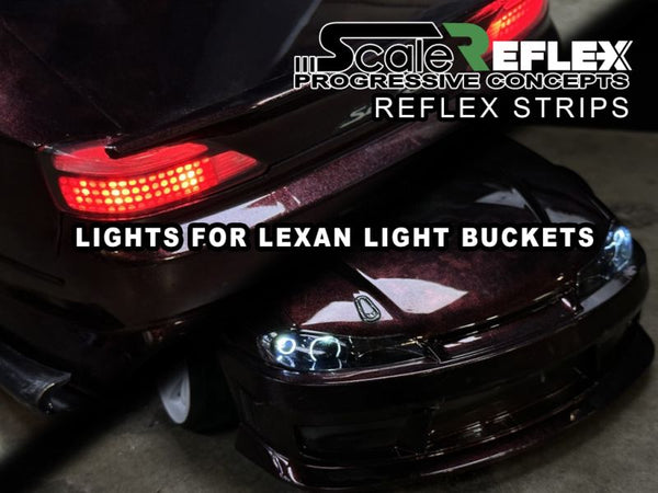 Strip - LEDs for Lexan Light Bucket Kit (Wht, Amb, Red)