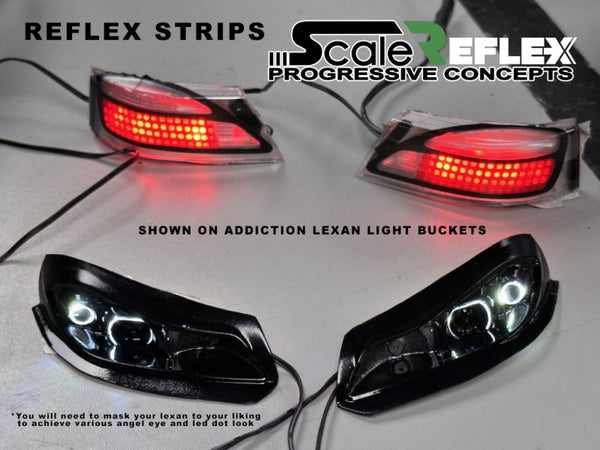 Strip - LEDs for Lexan Light Bucket Kit (Wht, Amb, Red)