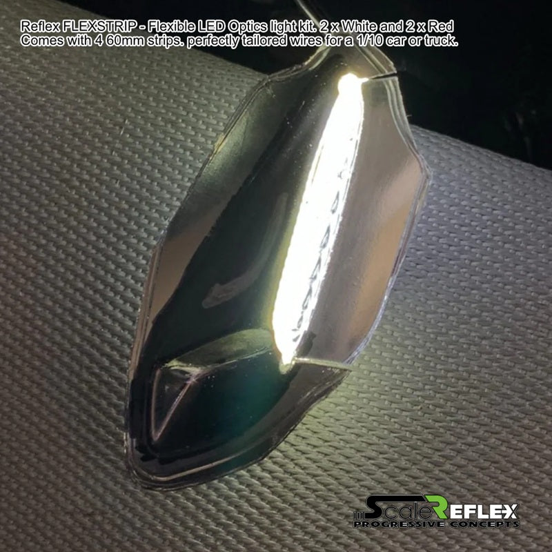 Scale Reflex Flexstrip - Flexible LED Optics Light kit. 2 x White