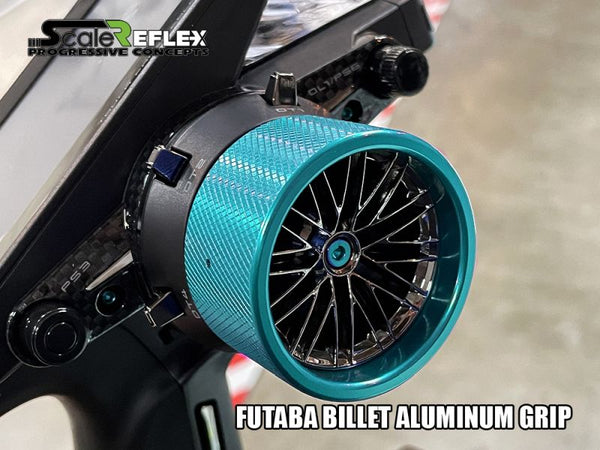 Scale Reflex Wheel Grip / Futaba / Teal